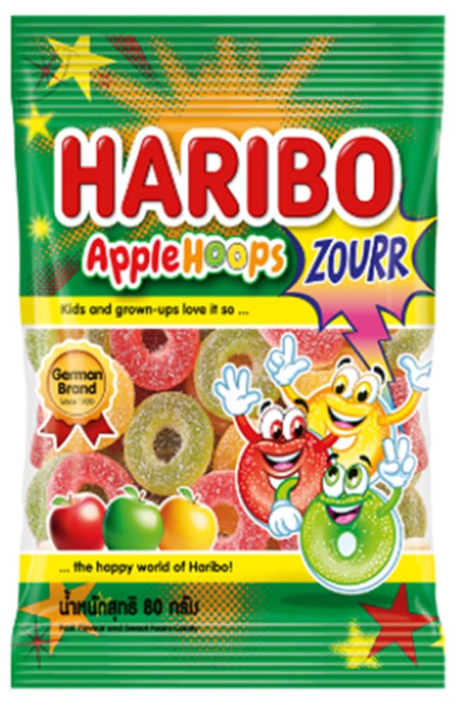 ハリボー サワーアップル　リング　80g×80袋 Amazon | ハリボー サワーアップルリング 80g | HARIBO | グミ 通販